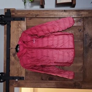 Eddie Bauer pink ombre jacket sz 14